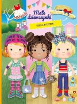 Okładka książki Książeczka z naklejkami. Małe dziewczynki