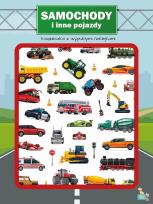 Okładka książki Książeczka z wypukłymi naklejkami. Samochody