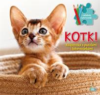 Okładka książki Książeczki z puzzlami i kolorowankami Kotki