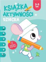Okładka książki Ksiązka aktywności dziecka 3-5 lat. Niebieska