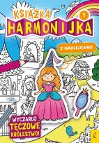 Okładka książki Książka harmonijka. Wyczaruj tęczowe królestwo cz.1
