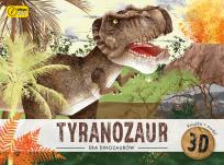 Okładka książki Książka i puzzle 3D era dinozaurów Tyranozaur