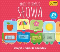 Okładka książki Książka + puzzle Moje pierwsze słowa