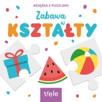 Okładka książki Kształty. Książka z puzzlami