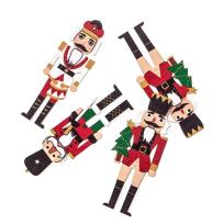 Opakowanie Kształty z drewna - dziadek do orzechów 4szt