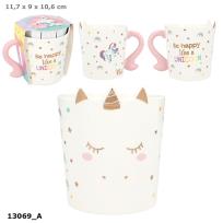 Opakowanie Kubek 300ml z uszami Jednorożec Ylvi 13069A