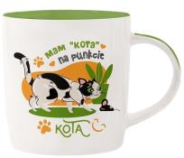 Opakowanie Kubek dla kociarza - Mam kota'' na punkcie Kota