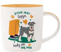 Opakowanie Kubek dla psiarza - Życie jest lepsze, kiedy ma...