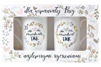 Opakowanie Kubek Gigant Ślub (powiedział/a TAK, wianek)