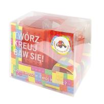 Opakowanie Kubek klockowy czerwony