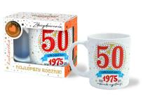 Opakowanie Kubek Premium Urodziny 50