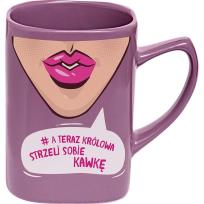 Opakowanie Kubek prezentowy - A teraz królowa strzeli sobie..