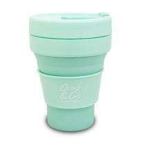 Opakowanie Kubek silikonowy 355 ml pastelowy powder mint