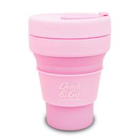 Opakowanie Kubek silikonowy 355 ml pastelowy powder pink