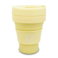 Opakowanie Kubek silikonowy 355 ml pastelowy powder yellow