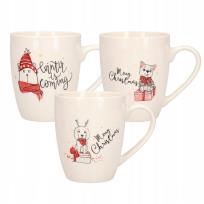 Opakowanie Kubek świąteczny z uchem 340ml psy mix