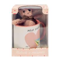 Opakowanie Kubek z misiem. Moje serce