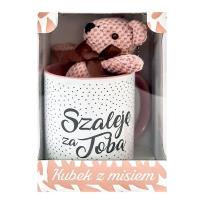 Opakowanie Kubek z misiem Szaleję za Tobą