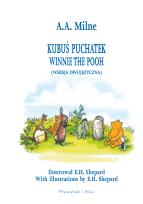 Okładka książki Kubuś Puchatek. Winnie the Pooh w.dwujęzyczna