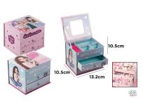 Opakowanie Kuferek sztatułka mini z z szufladkami... MIX