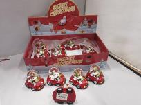 Opakowanie Kula śniegowa z motywem świątecznym (12szt)