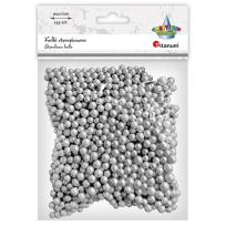 Opakowanie Kulki styropianowe 5/7mm 135szt srebrne