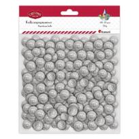 Opakowanie Kulki styropianowe mix srebrne 20g