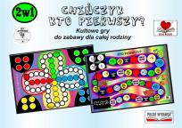 Opakowanie Kultowe gry planszowe 2w1. Chińczyk, Kto pierwszy?