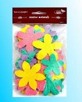 Opakowanie Kwiatki brokatowe 60szt