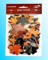 Opakowanie Kwiatki brokatowe 60szt