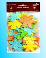 Opakowanie Kwiatki brokatowe 60szt