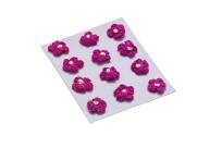 Opakowanie Kwiatki dekoracyjne 18mm ciemny różowy 12szt