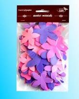 Opakowanie Kwiatki różowo-fioletowe 60szt
