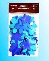 Opakowanie Kwiatki tonacja niebieska 60szt