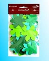 Opakowanie Kwiatki tonacja zielona 60szt