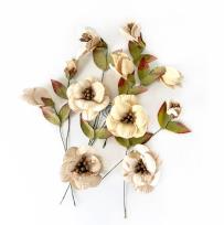 Opakowanie Kwiaty papierowe 13szt