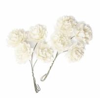 Opakowanie Kwiaty papierowe ecru 8szt