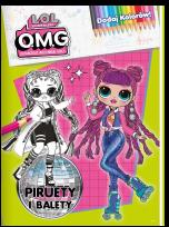 Okładka książki L.O.L. Surprise! Dodaj kolorów. Piruety i balety
