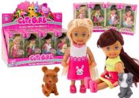 Opakowanie Laleczka mini z pieskiem MIX