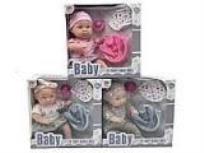 Opakowanie Lalka bobas 30cm z akcesoriami do karmienia MIX