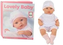 Opakowanie Lalka bobas w białej piżamce