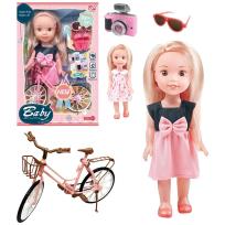 Opakowanie Lalka dziewczynka z rowerem