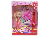 Opakowanie Lalka mini 7cm z hulajnogą