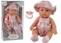 Opakowanie Lalka słodki bobas ze smoczkiem różowa 30cm