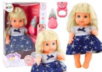 Opakowanie Lalka w granatowej sukience siusiająca butelka