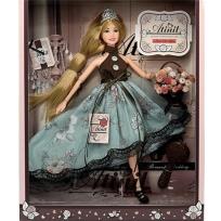 Opakowanie Lalka z koroną na głowie blond włosy