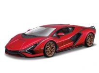 Opakowanie Lamborghini Sian FKP 37 red 1:24 BBURAGO