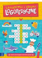 Okładka książki Łamigłówki i zabawy logopedyczne. Zadania wspomagające poprawną wymowę