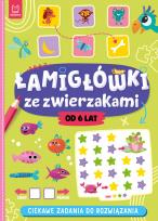 Okładka książki Łamigłówki ze zwierzakami. Ciekawe zadania do rozwiązania