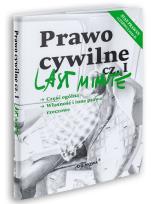 Okładka książki Last Minute. Prawo cywilne cz.1 1.06.2022